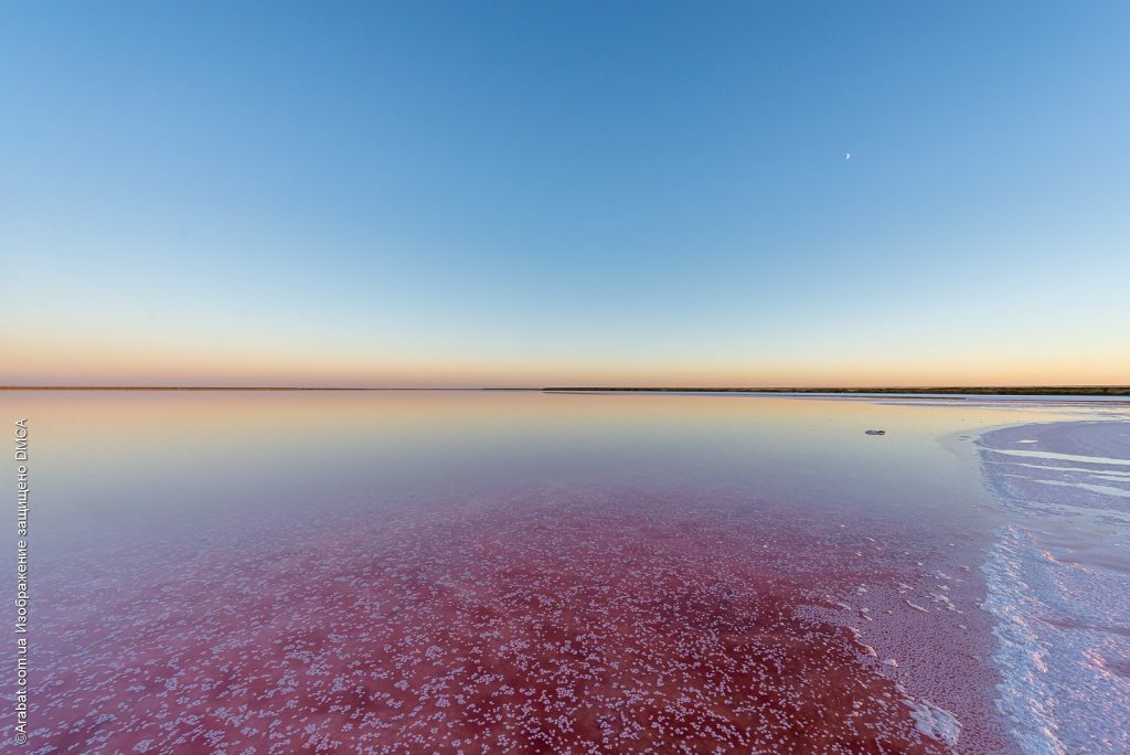 Розовое озеро возле Генгорки